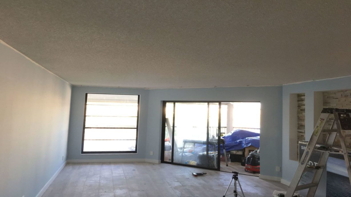 end homes, Popcorn ceiling removal experts Miami, Stretch