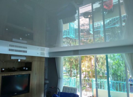 Stretch ceiling design services Miami, Popcorn ceiling
