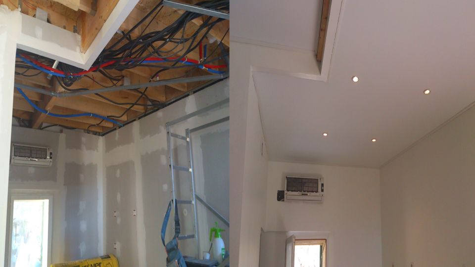 Stretch ceilings for restaurants Miami, Ceiling contractors